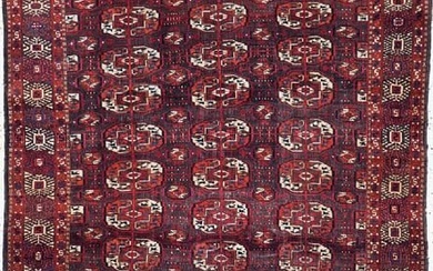 Bukhara main carpet antique, Turkmenistan, around 1900