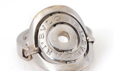 Bulgari An 18k white gold “Astrale” ring. Size 59. Accompanied by original...