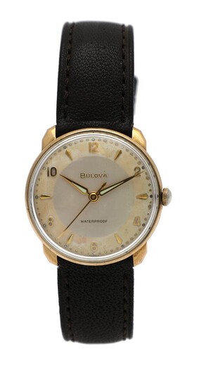 NOT SOLD. Bulova: A gentleman's wristwatch of gold plated metal. Mechanical movement with manual winding. 1950s – Bruun Rasmussen Auctioneers of Fine Art