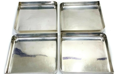 Bvlgari Sterling Silver Sectional Serving Trays