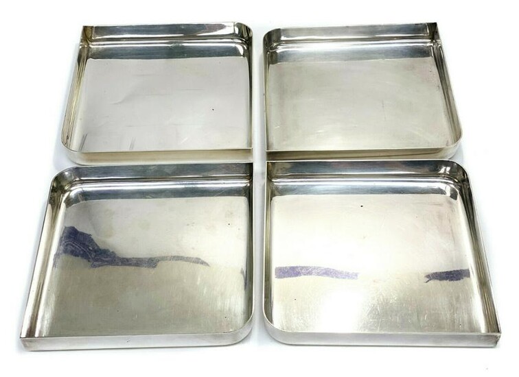 Bvlgari Sterling Silver Sectional Serving Trays