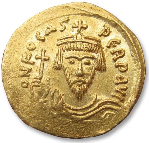 Byzantine Empire. Phocas (AD 602-610). Gold Solidus,Constantinople mint 603-607 A.D. - officina mark Z