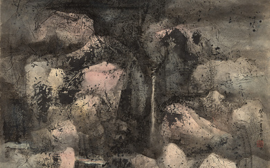 C. C. WANG (WANG JIQIAN, 1907-2003) Abstract Landscape