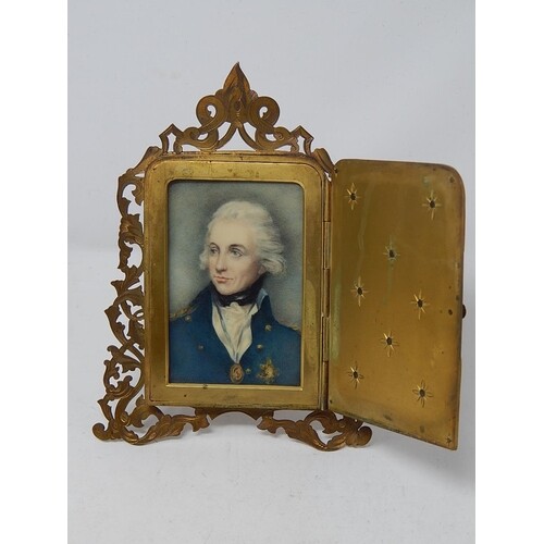 C19th Portrait on Ivory of Admiral Horatio Nelson c.1800 Pos...
