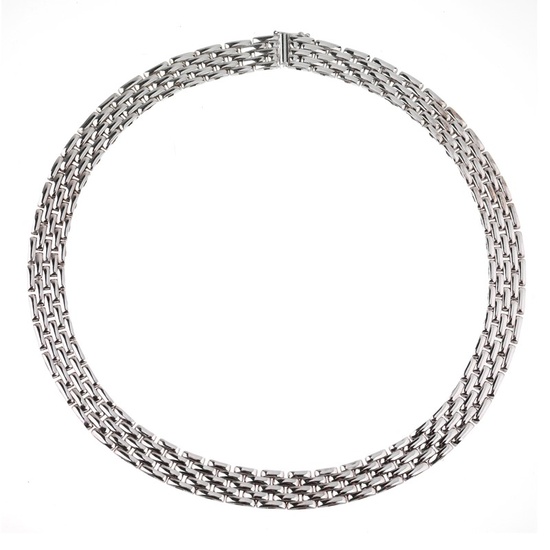 CHAIN NECKLACE IN 18KT WHITE GOLD