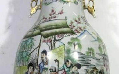 CHINESE IMPORTANT 18/19TH C. GRAND PALACE VASE