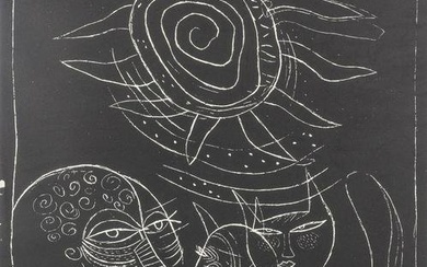 CORNEILLE (1922-2010) a lithograph, Epreuve D'Artiste, 15/25 1978. (W:49 x H:64 cm)