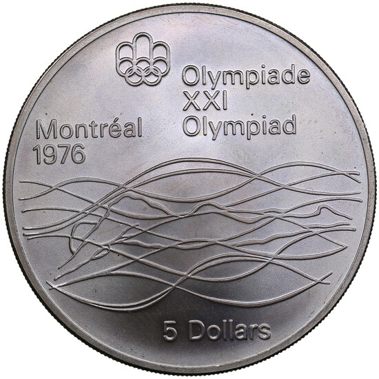 Canada 5 Dollars 1975 - Montreal XXI Olympiad 1976