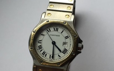 Cartier - Santos Octagon - Ref. 2966 - No Reserve Price - Men - 1980-1989