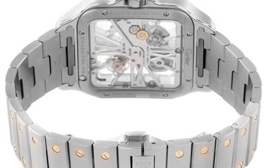 Cartier Skeleton Horloge Santos Steel