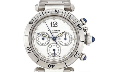 Cartier - a stainless steel Pasha automatic chronograph