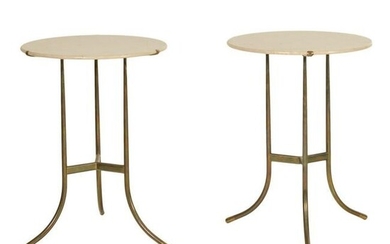 Cedric Hartman Modern Marble Top Occasional Tables
