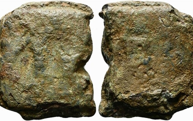 Central Italy, Uncertain, 6th-4th centuries BC. Æ “Ramo Secco” (77x68mm,...