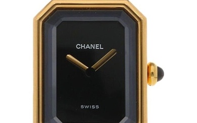 Chanel Premiere L Watch Gold Plated H0001 Quartz Ladies Watch Pre-Owned
