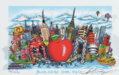 Charles Fazzino, born 1955 New York, Blue...