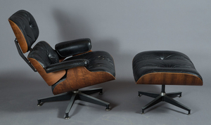Charles and Ray Eames 670 Lounge Chair and 671 Ottoman
