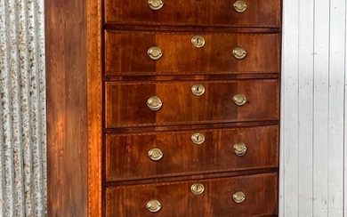 Chest of drawers - Chest of drawers, chest of drawers, chiffonniere, wardrobe - Mahogany
