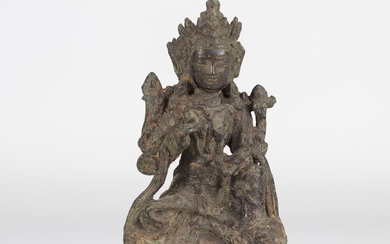 Chine divinité en bronze d 'époque Ming