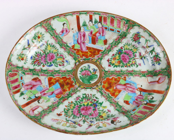 Chinese Canton Famille-rose Porcelain Charger