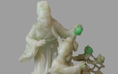 Chinese Jade Group Sculpture