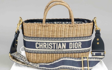 Christian Dior, Beige and Blue Obli