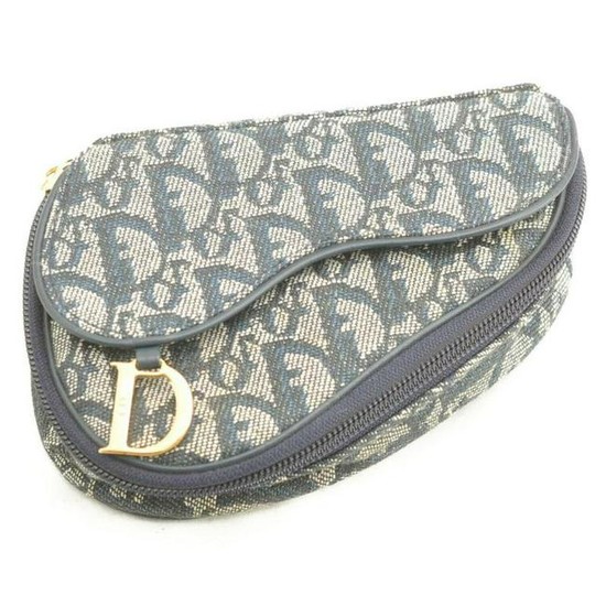 Christian Dior Trotter Canvas Saddle Pouch