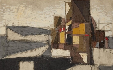 Claude Venard (French, 1913-1999) Plage Bretagne Signed and dated...