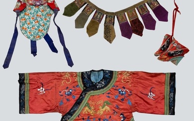 Clothing, embroidery set, Republic of China