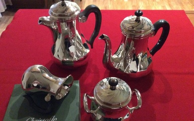 Coffee and tea service (4) - Silver-plated