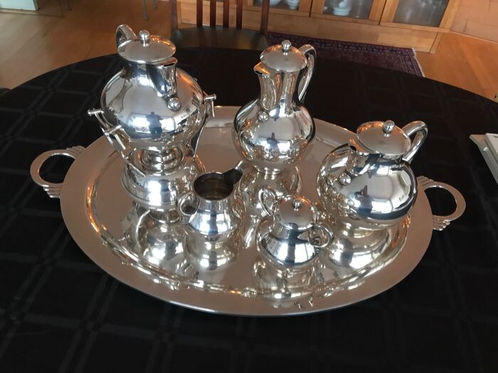 Coffee and tea service - .925 silver - Mexico - Early 20th century