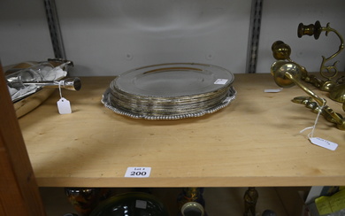 Collection of Silver Plated Dishes.
