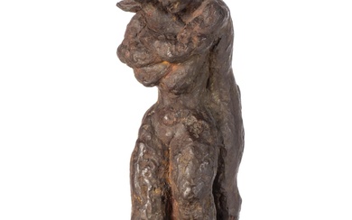 Corinne SAMMARCELLI (XX-XXI), 'Couple', sculpture