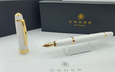 Cross - White With Gold - Fountain pen