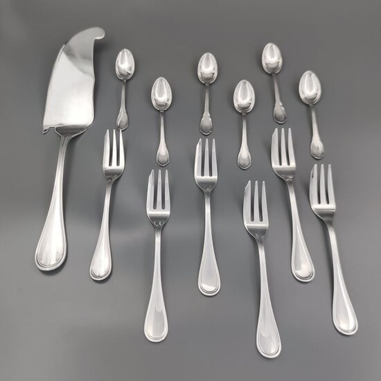 Cutlery Spoons Cake cutter (13) - .800 silver - Italy - Second half 20th century