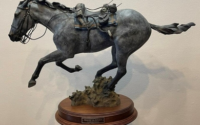 D Michael Thomas Bronze Horse Sculpture " Medicine