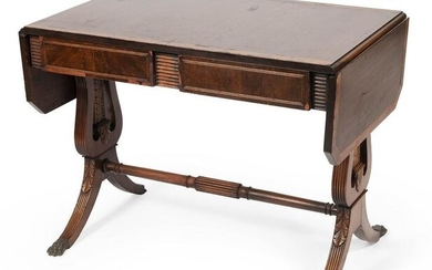 DUNCAN PHYFE-STYLE LIBRARY TABLE 20th Century Height
