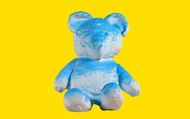 Daniel Arsham Cracked Bear Blue Sculpture Limited
