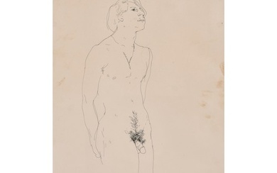 David Hockney (1937-) British. "Peter" (Peter Schlesinger), ...