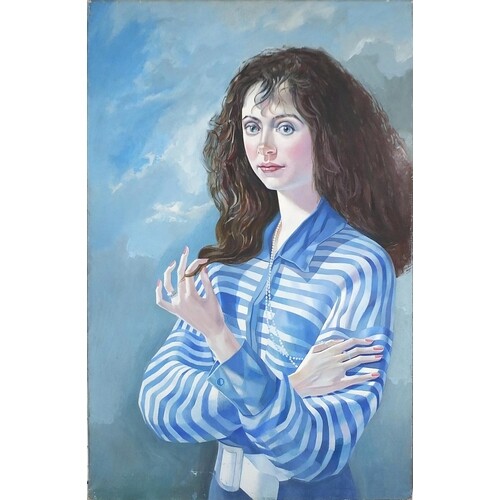 David Smith 1987 - Portrait of a lady, possibly Sarah Bright...