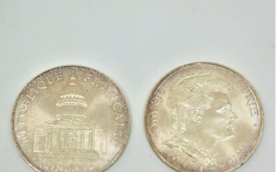 Deux pièces de 100 Francs Argent : 1983 et... - Lot 0 - Euvrard & Fabre
