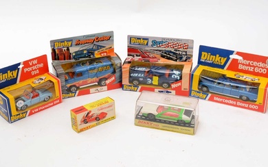 Dinky Toys cars in boxes