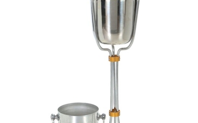 Domaine Chandon and Royal Stainless Steel Champagne Bucket and Stand