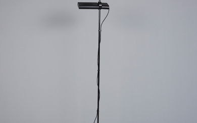 ERNESTO GISMONDI. Artemide, floor lamp/floor lamp, model 'Aton Terra', steel, plastic, 1980s, Italy.