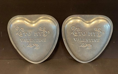 Early 20th c Heart motif TO MY VALENTINE Chocolate Mold