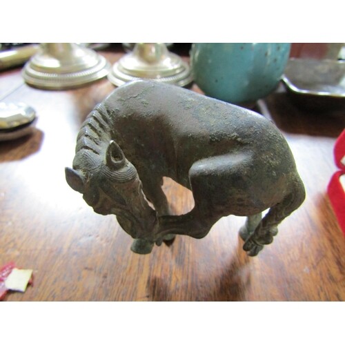Early Chinese Bronze Figure of Horse Approximately 3 Inches ...