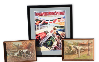 Early Motor Racing Prints and Posters