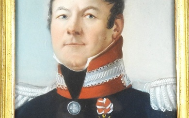 Ecole FRANCAISE du XIXe siècle. Jean-Charles-Eléonore-Louis du Broc de Ségange, brigadier des Gardes du corps...