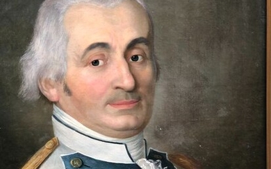 Ecole française, circa 1800 - Portrait d'officier supérieur