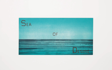 Ed Ruscha (American, b. 1937) "Sea of Desire"