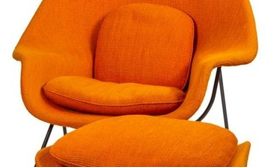 Eero Saarinen for Knoll Womb Chair and Ottoman VTG